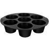 7 Holes Air Fryer Cake Pan Round Silicone Muffin Pan Air Fryer Silicone Mold Liner Oven Safe