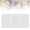 3Pcs Upper Top Screen Lens Replacement Plastic Cover for 2DS Handheld Game Console LCD Screen Parts Accessories