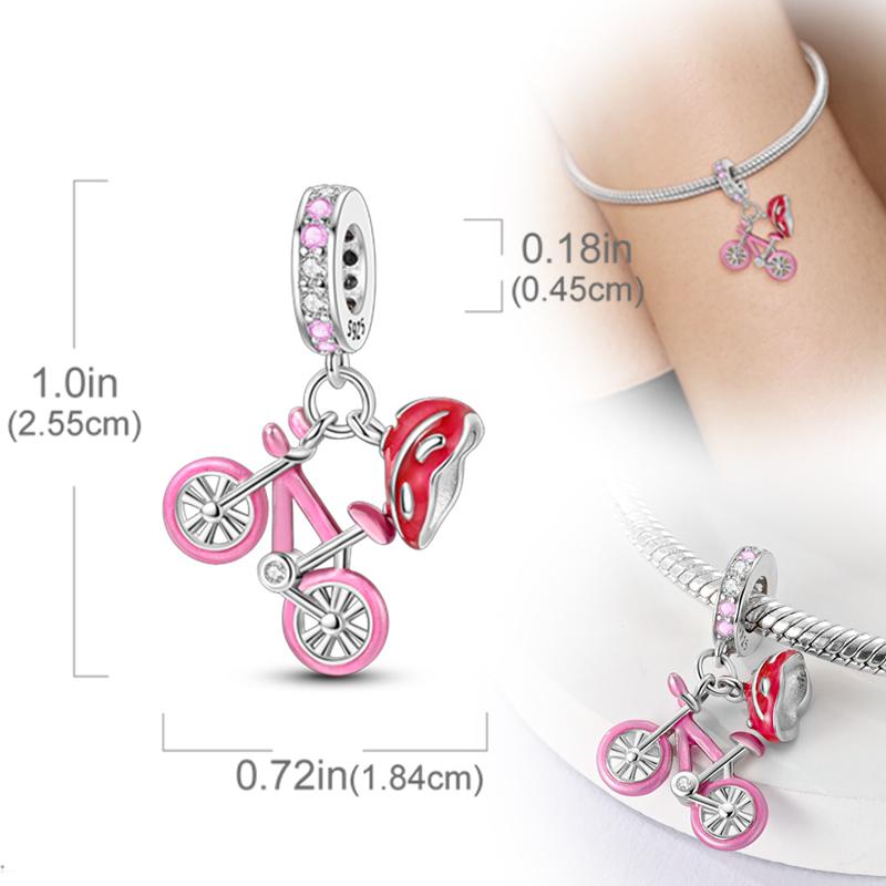 New Original Copper Charms Beads Pendants For Original Bracelet Necklaces Charm Women Diy Jewelry Gifts