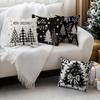 Christmas Tree Pillowcase Bedroom Sofa Cushion Cover 100% Polyester Living Room Cushion Pillowcase Home Decor