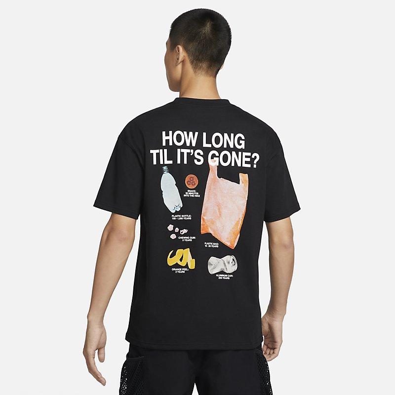 

Лето 2024 Новинка Мужской спортивный топ ACG для активного отдыха с принтом, футболка с коротким рукавом и круглым вырезом, трендовые хлопковые футболки с графикой S