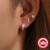 Triple Diamond Wear Earrings Earrings Earrings Set 3 Earrings Set