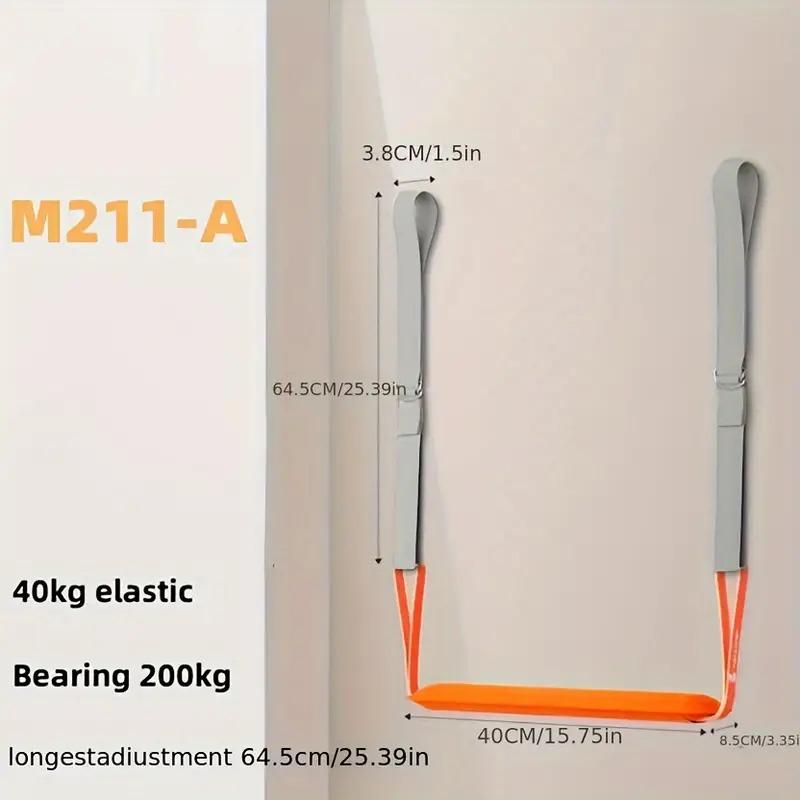 1 шт. Набор эластичных лент для подтягиваний, Подвесной ремень сопротивления для подтягиваний, Тренировка силы корпуса, Тренировка, Растяжка тела оранжевый