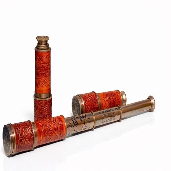 Telescope Gifts for Him, Memorable Gift for Kids, Premium Spyglass Gift for Dad, Unique Design Brass Telescope