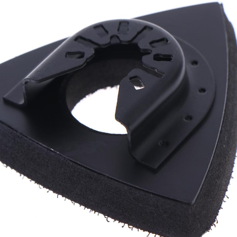 1 Stück 80/90/93 mm Klettverschluss Schnellwechsel-Oszillierende Schleifpapier-Löser Multi-Tool Klingen Oszillierendes Werkzeug Dreieckige Schleifpads