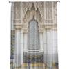 Islam Building Morocco Sheer Curtain for Living Room for Window Blinds Bedroom Drape Kitchen Cortinas Hall Drapes