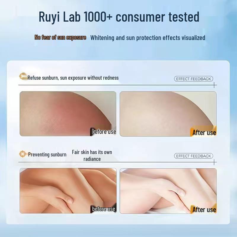 Qing Li Ya 377 SPF50+ Isolation Cream: Waterproof, Sweatproof UV Protection for Students & Military Training
