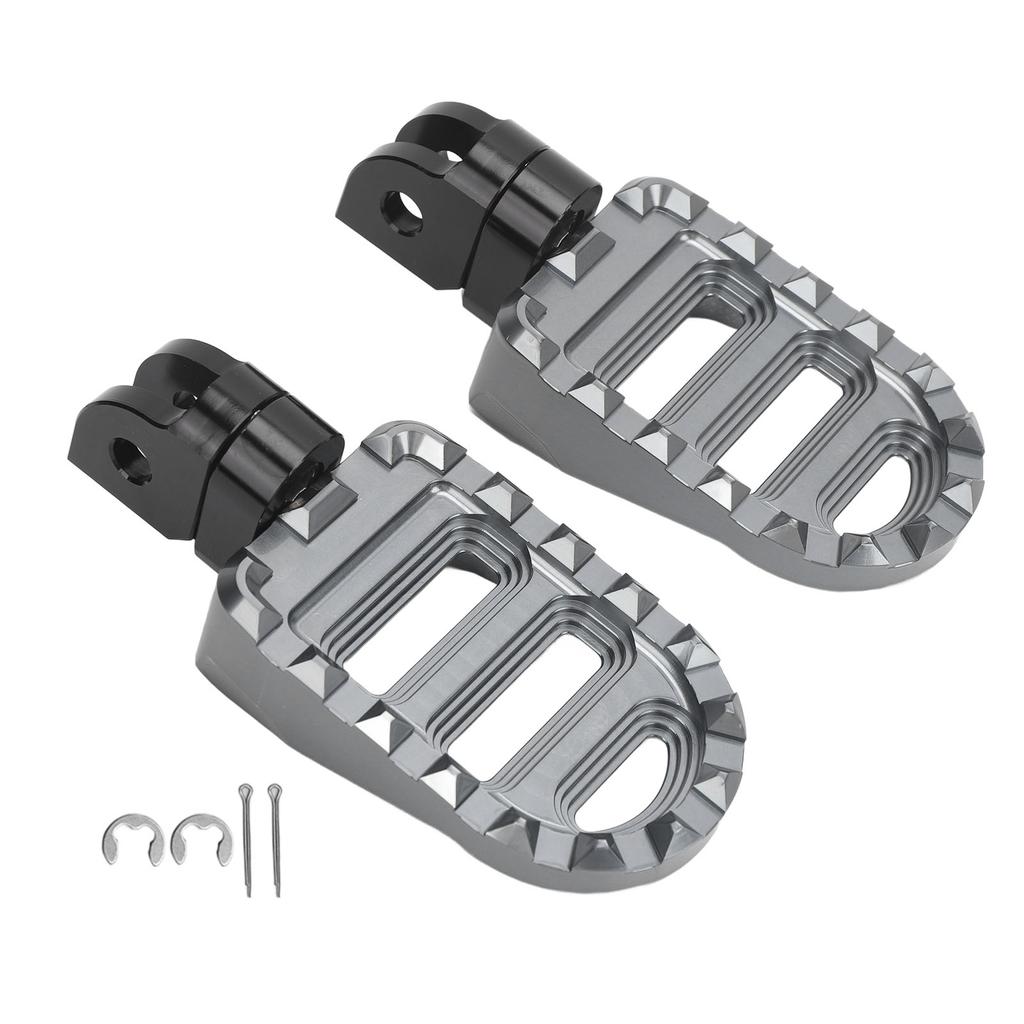 Pair of Motorcycle Wide Foot Pegs Anti Slip Adjustable Front Wide Foot Pedal for MSX125 Monkey DAX125 ST125 CB1000R