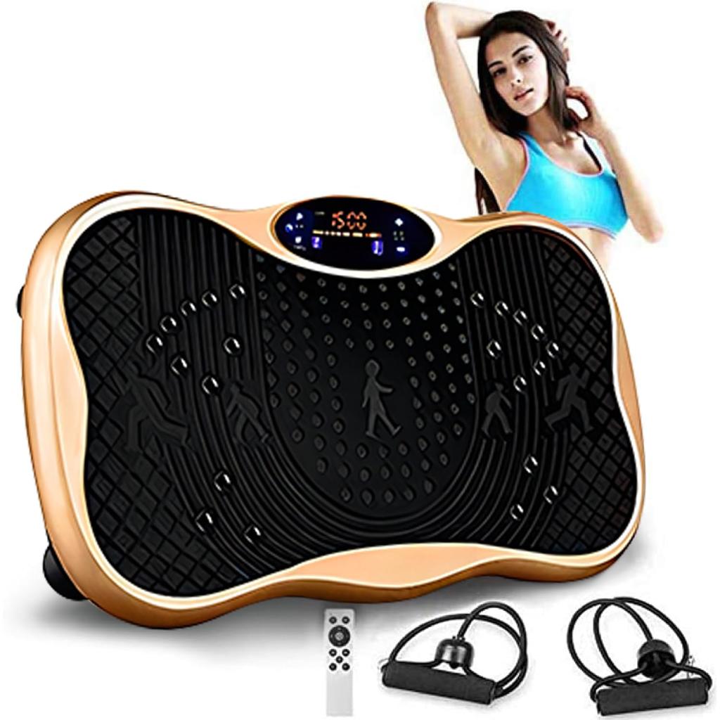 AORTD 2024 Vibrating Machine with 3D 5 Program and 99 Vibration Quiet Ideal for Indoor Core and Postpartum Fitness Vibration, Modes, Settings,