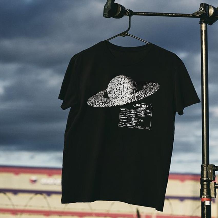 100% Cotton Space Print Unisex T Shirt Cool Astronaut Print Men Tshirt O-neck T-shirt Men Tee Shirt Space04