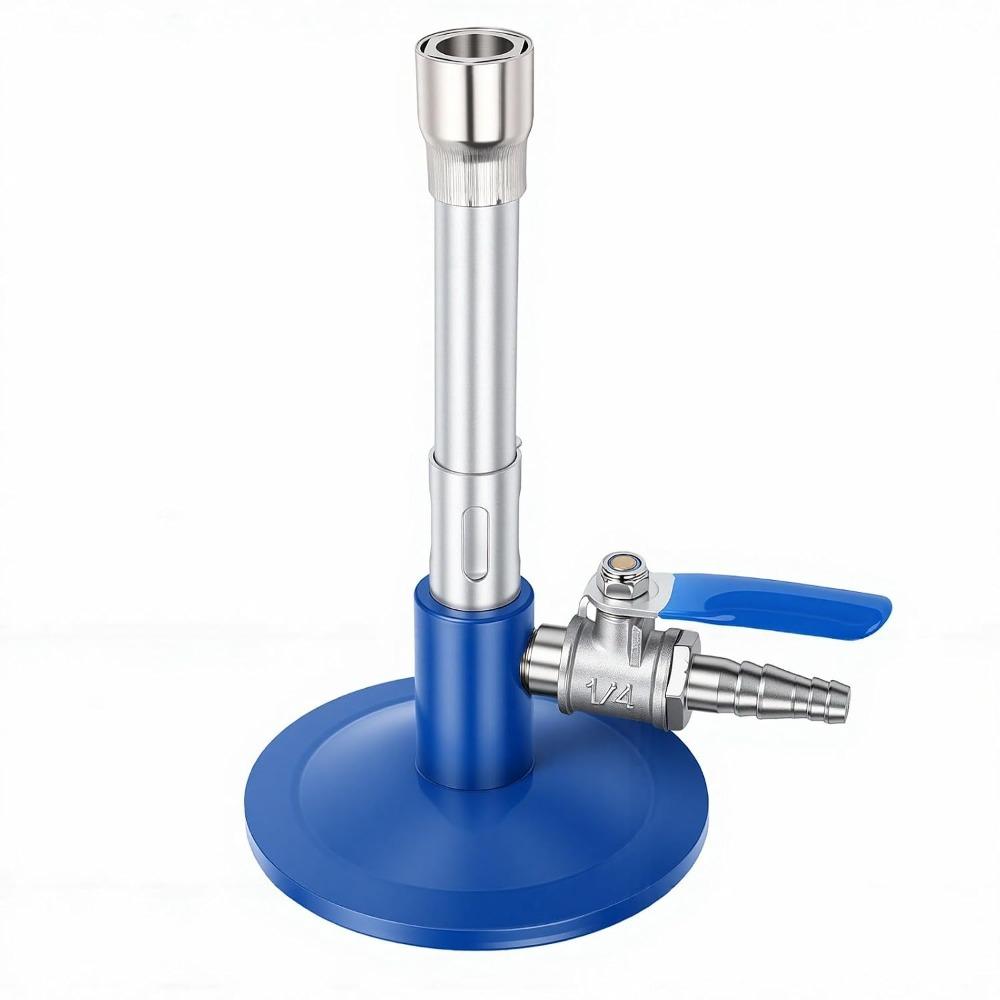 1200 Threaded Needle Valve Gas Burner Flame Control Flame Stabilizer For Laboratory