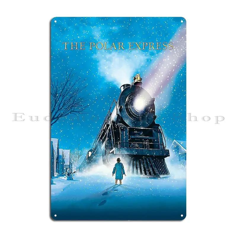 Polar Express Metal Sign Plaques Club Customized Cave Poster Tin Sign Poster 20x30cm（7.8x11.8inch）