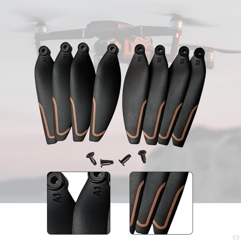 8 Pieces Drone Propellers with Release Portable Lightweight Spare Parts 2.28inch for E88Max S1S M8
