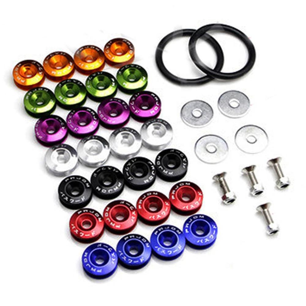 Cover Front Bumper Car Bumper Fasteners Surrounding Screw Quick Release Fasteners JDM Fasteners Kit