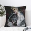 Horror Silents Hills F Game Pillow Cover Retro Trendy Pillow Case For Sofa Couch Bed Living Room Soft Cushion Cover Gift Idea