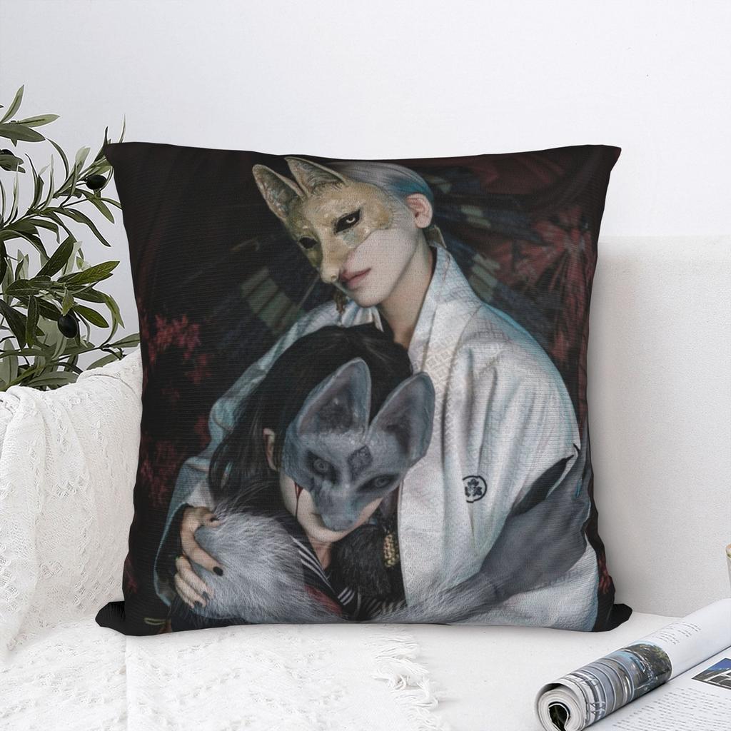 Horror Silents Hills f Game Pillow Cover Retro Trendy Pillow Case For Sofa Couch Bed Living Room Soft Cushion Cover Gift Idea
