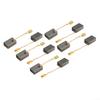 Uhlíkové kefky Motory 14mm X 9 X 6mm 30mm Uhlík Vysoká kvalita