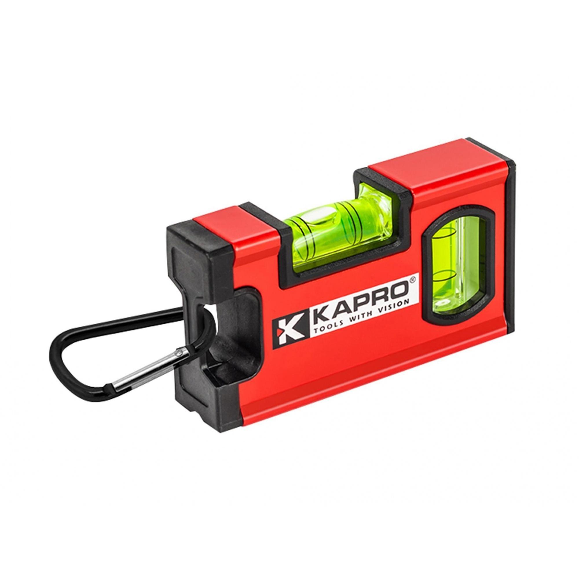 Kapro 771 Twin Mini Level With Carabiner 10cm 10cm de la forêt tropicale humide