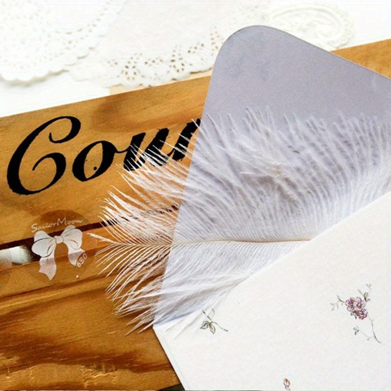 10 st Eleganta Små Blommiga Pappersfönsterkuvert 17,5*11cm Kuvert för Bröllopsinbjudan Kuvert för Presentkort Högkvalitativa Kreativa Kuvert