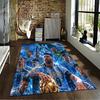 Argentina Soccer Team Themed carpet Non-slip rug suitable for living room and bedroom sofas