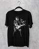 T-shirt da uomo nera a maniche corte firmata Ace Frehley Tutte le taglie dalla S alla 3XL