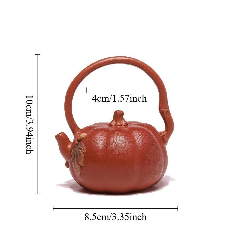 

110ml Duan Ni Pumpkin Beam Teapot Household Tea Pot Chinese Creative Teapot Kung Fu Tea Small Capacity Yixing Teapot