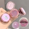 Diamond Crystal Glitter Lip Gloss Matte Red Brown Lip Tint Cute Cat Ring Lip Gloss Moisturizer Non Stick To Korean Make Up