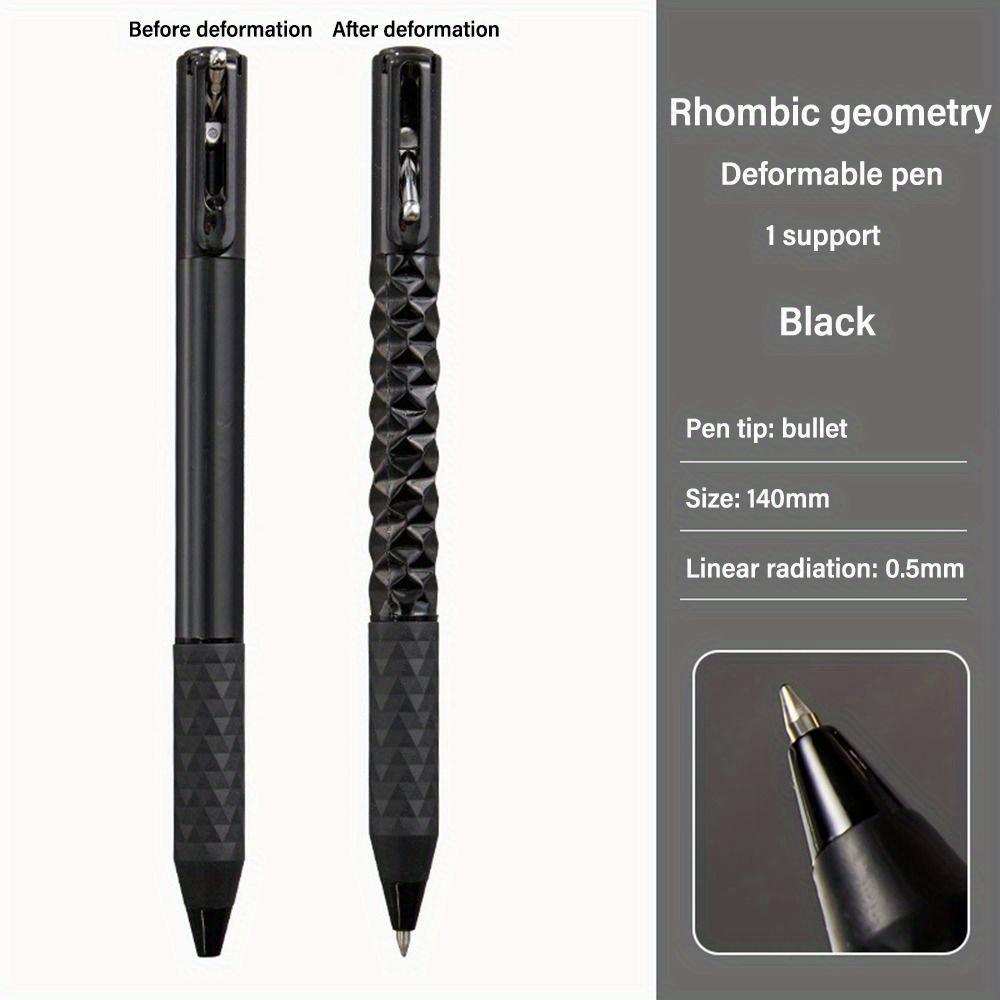 Geometric Deformation Neutral Pen Decompression Intersting Shape Change Gel Pen Student Writing Anamorphic Pen Gift