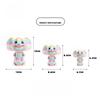 3D Printed Mouse Animals Toys Cute Big Ears Mouse Figurine Articulated Fidget Toy for Home Desktop Decoration Gifts To Friends