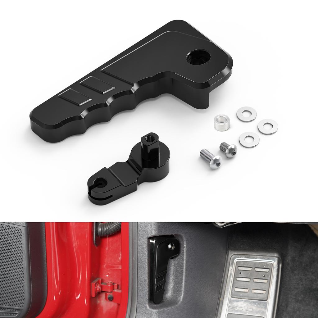 BEVEE Aluminum Engine Hood Release Lever Handle for VW Golf 7 MK7,for SEAT Leon 5F,for Skoda Octavia 5E,Replace for 6R1823533
