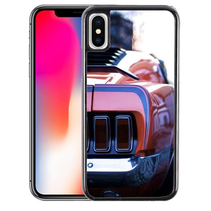 Coque iPhone XS Max Mustang Vintage