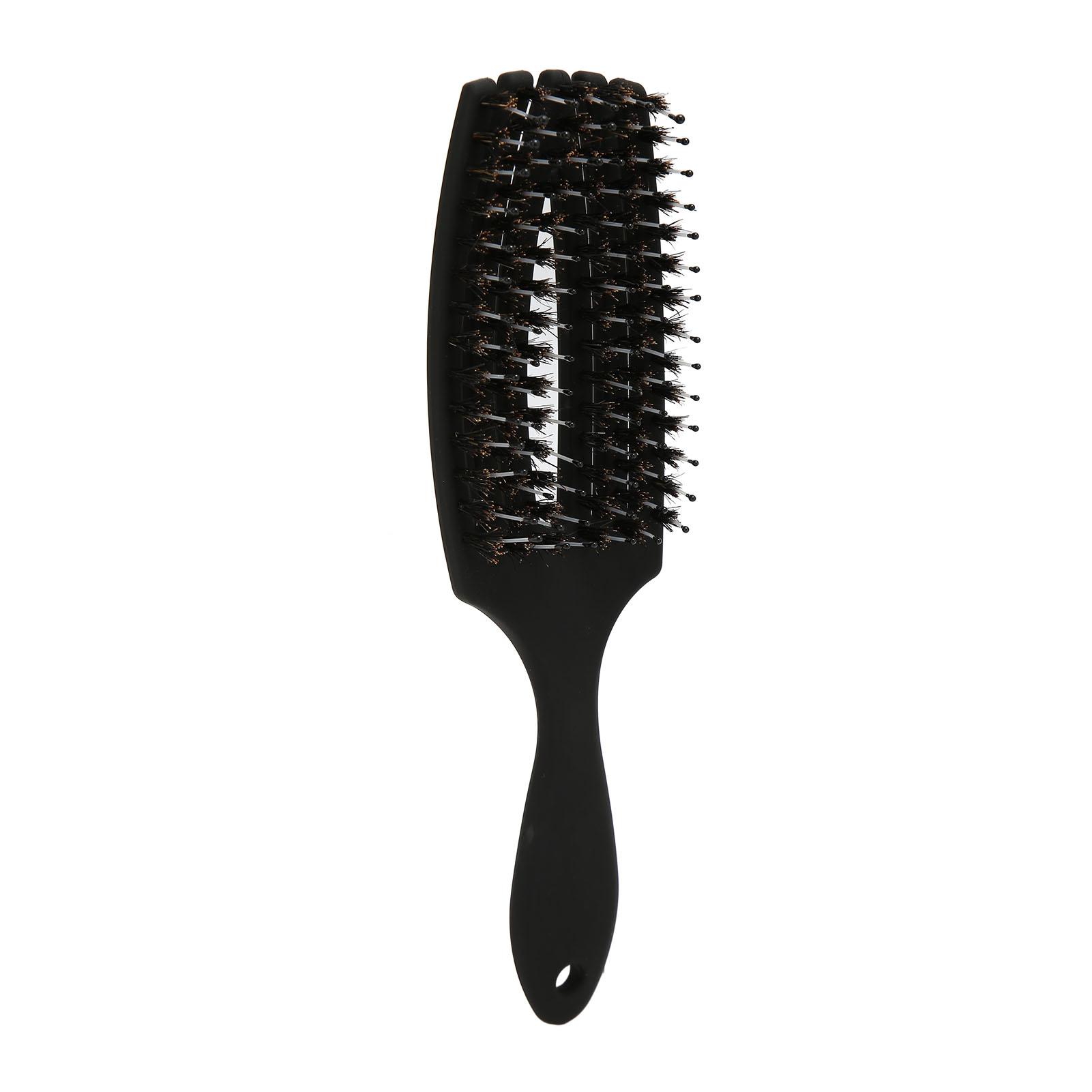 

Изогнутая вентилируемая щетка-лопатка для массажа кожи головы, распутывания волос, инструмент для укладки для влажных, сухих, вьющихся, прямых волос