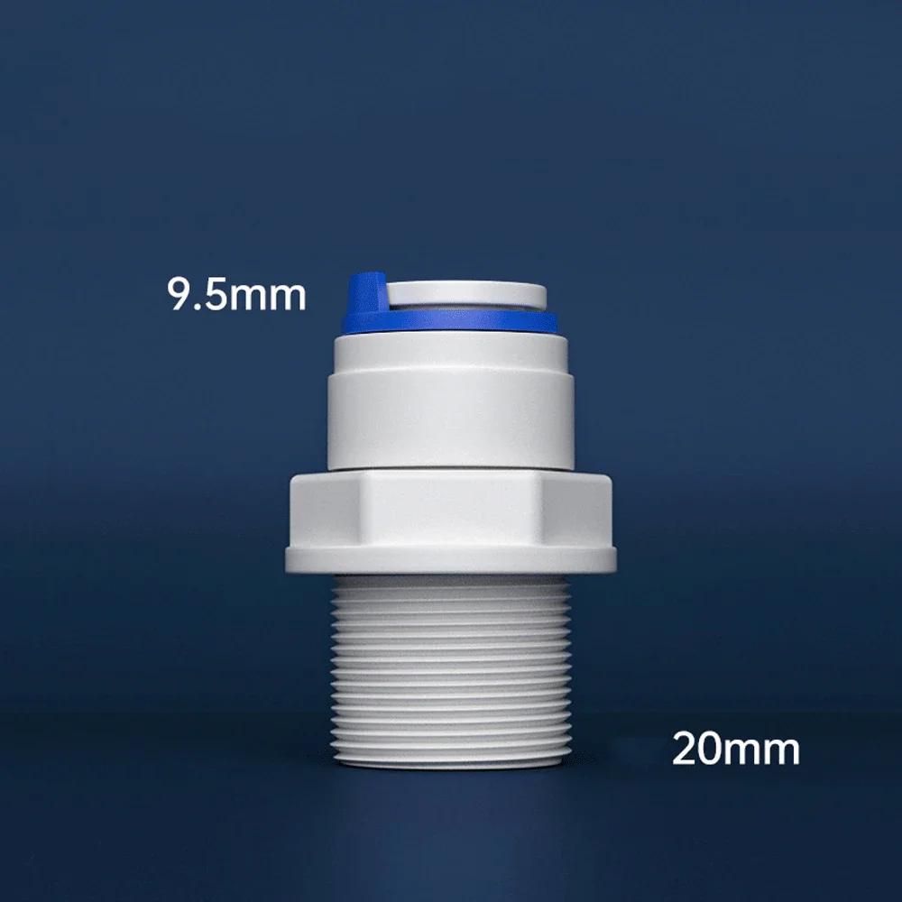 3/8" 1/4" Tube Reducing Tee 3 Ways Food Grade POM Quick Fitting Connector For Aquarium RO Water Filter Reverse Osmosis System