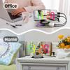 ABGR-Digital Alarm Clock RGB Colorful Large Screen Display Smart Mirror Alarm Clock Date Display For Room Decoration