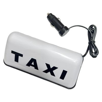 12V Fashion Taxi Sign Light with Adhesive Base Taxi Top Light 3W Roof Taxi Sign White/Yellow COB Taxi Sign Cab Super Bright