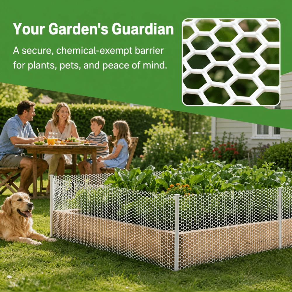 Thickened Garden Fence Net Mesh Fence Net Roll Environmental Protection Plastic Net Chicken Coop