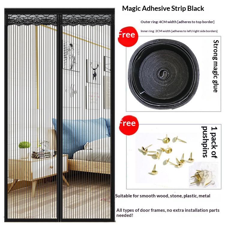 Anti-Mücken Tür Fliegengitter Sommer Automatisch Schließend Magnetisches Moskitonetz Unsichtbares Türgitter Anti Insekten Fliegen Trennvorhang
