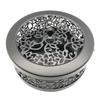 Ansimple Iron Mosquito Coil Holder, Mosquito Coil Case, Mosquito Coil Case, Mosquito Coil Stand, Lotus Motif, Glossy Finish, Suitable for Indoor and O