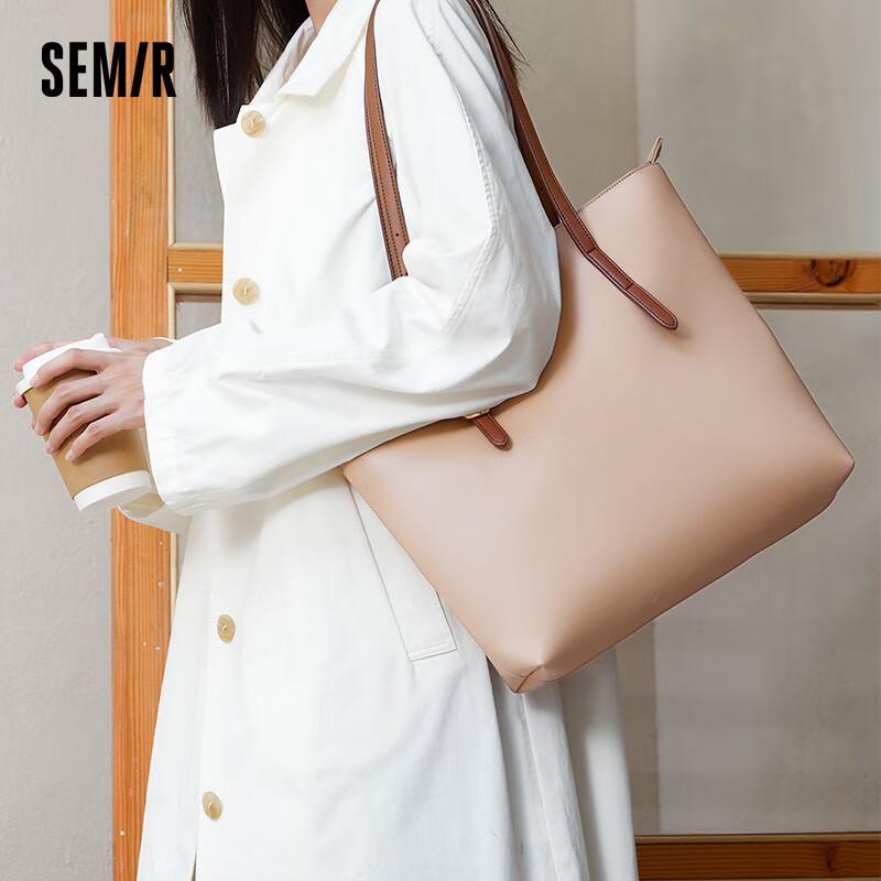 

Semir Women s Textured Large Capacity Tote Bag One Size