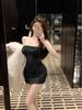 2025 Sequin Strapless Mini Dress - Fashionable & Sexy European-American Style