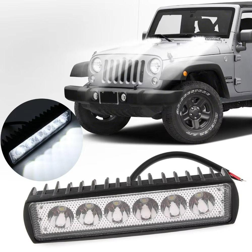 6 LED Driving Fog Lamp High Bright LED Light Bar Work Light DRL Spotlight  Universal Application