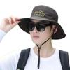 Trendy Summer Sun Hat for Men: Outdoor Fishing, Hiking, Casual Style, UV Protection.