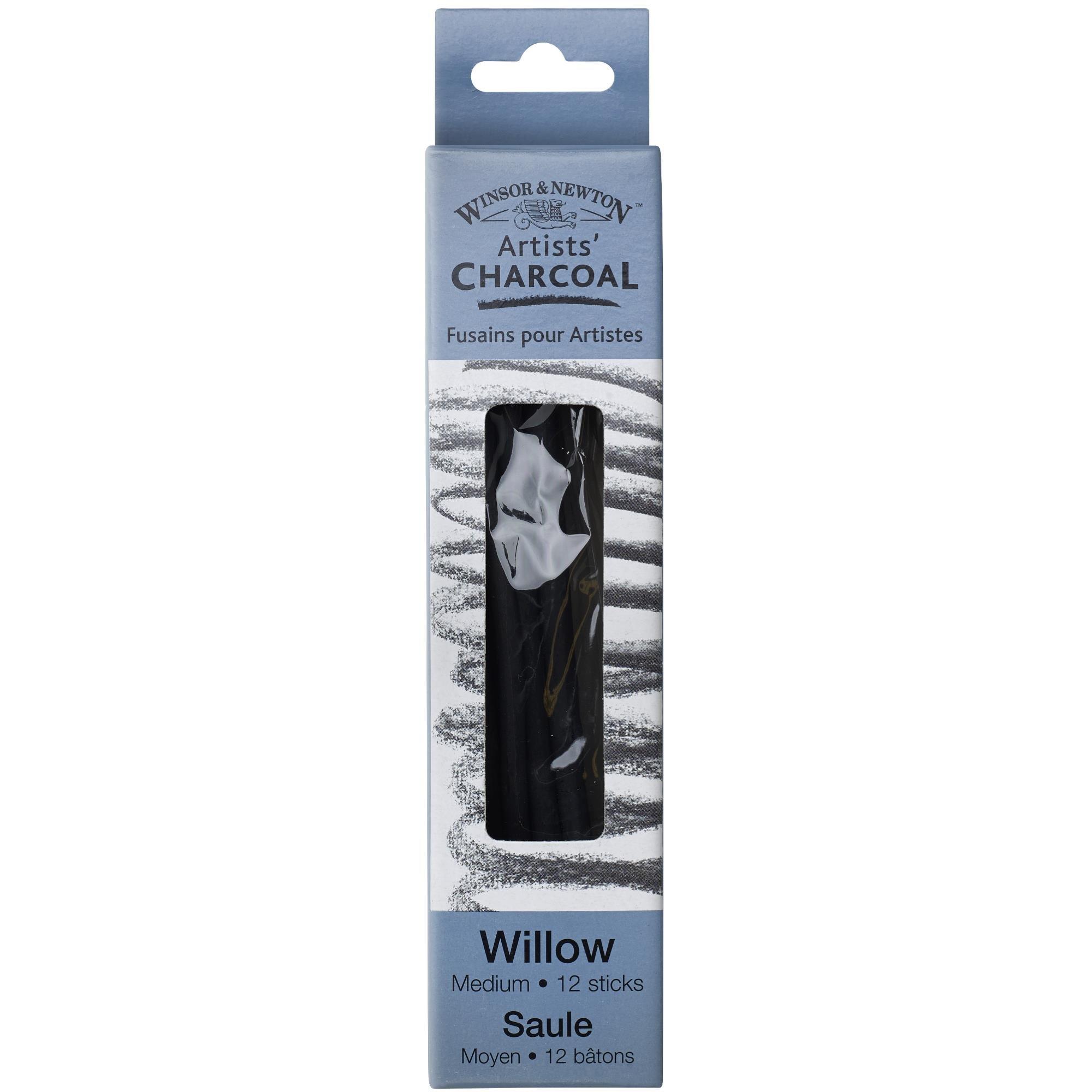 

Windsor Newton Charcoal Medium 12 шт. и №5