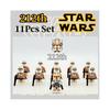 11pcs Star Wars Clone Troopers Minifigures Building Blocks Diy Toys Gifts Kids