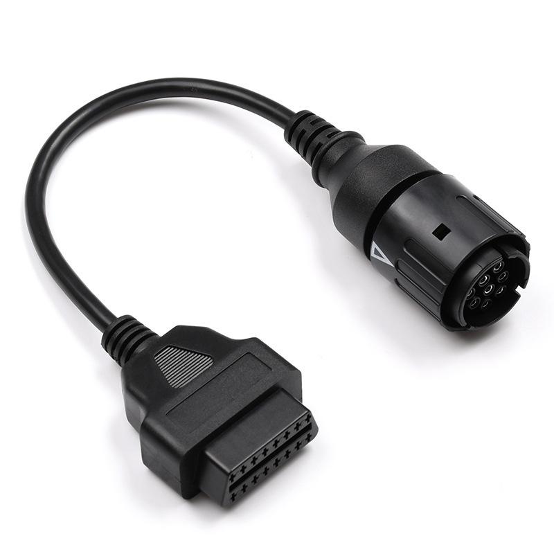 Für BMW Motorrad Verbindungskabel OBD 16-Pin auf 10-Pin Motorfehler-Diagnosewerkzeug Kompatibel mit Motorrädern