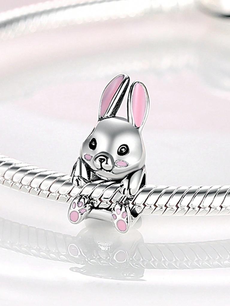Charms Plata Niedlicher Kleiner Dinosaurier Erdbeerperlen Charm Kupferbeschichtet Passend für Charms Originalarmband Zum Schmuckherstellen DIY Charm