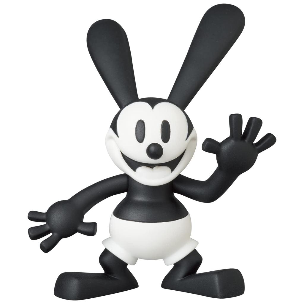 UDF Ultra Detail Figure 685 Disney Series 10 Oswald the Lucky Approximately 65mm Fully Assembled Figure No. Rabbit, Tall, Non-scale, Painted,