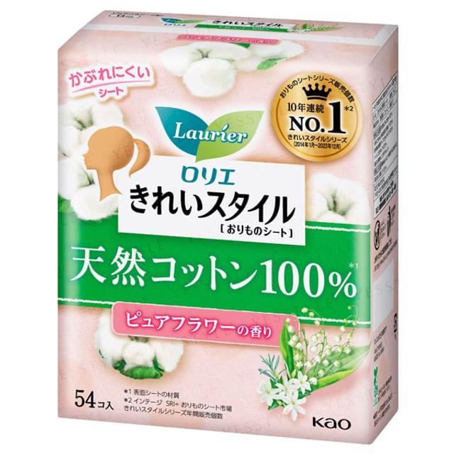 Kao - Laurier Kirei Style 100% Натуральный Хлопок 54 pcs