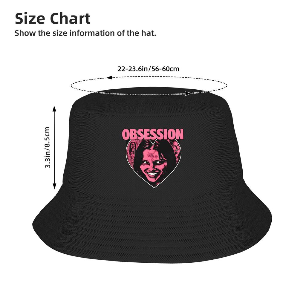 Obsession Movie Bucket Hat Outdoor Fisherman Caps For Men Women Fashion Vacation Sun Hats Personality Custom Cap