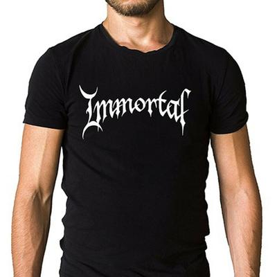 Immortal Band Norway Rock Band Black T-Shirt